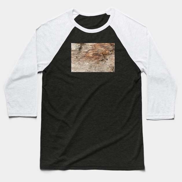 Old wooden texture Baseball T-Shirt by textural